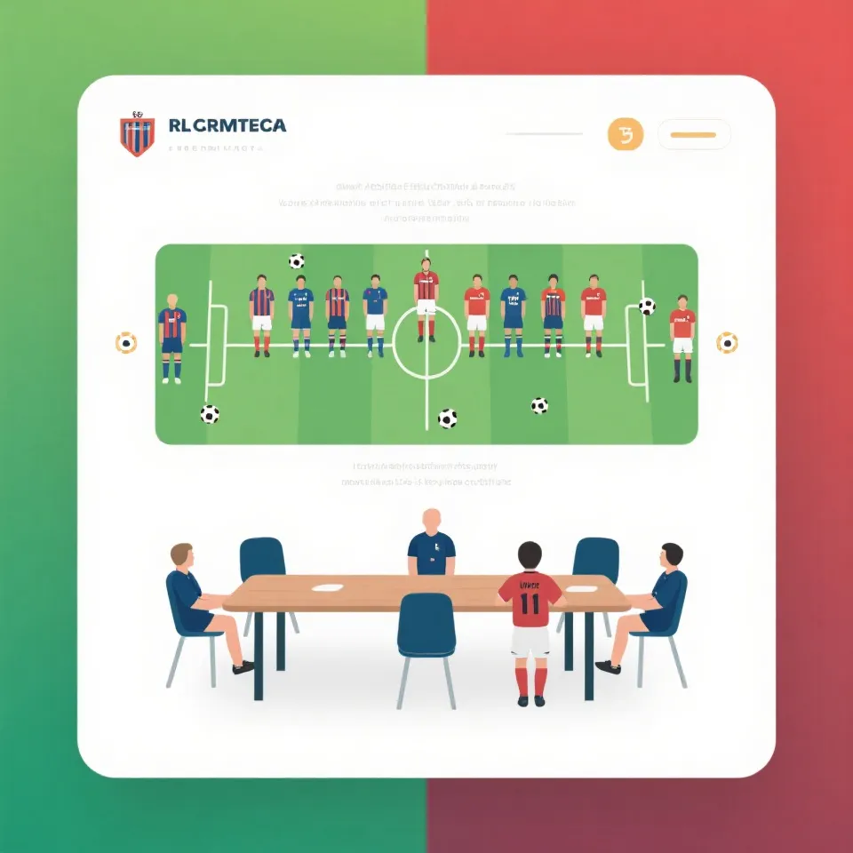 球队分组信息可视化示意图